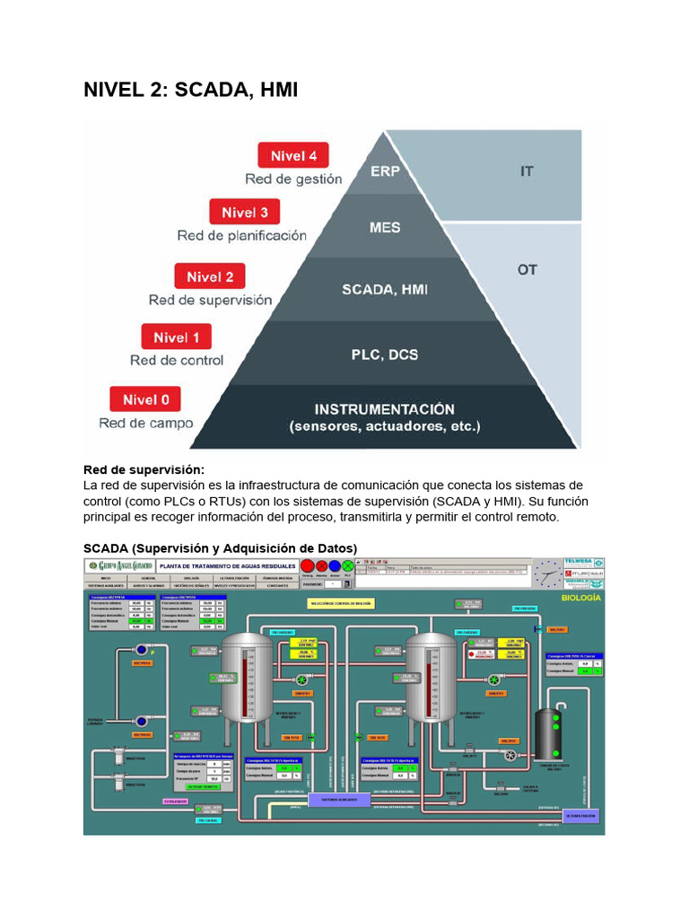 SCADA y HMI: Diferencias y Funciones | PDF