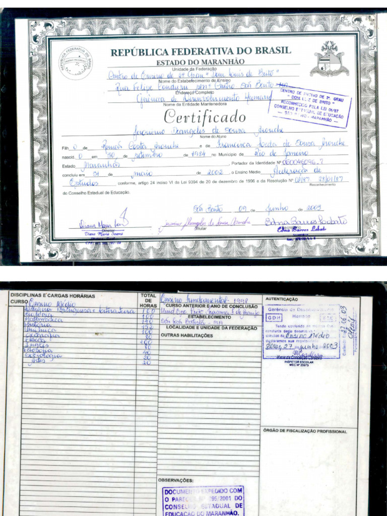 Certifica Do | PDF