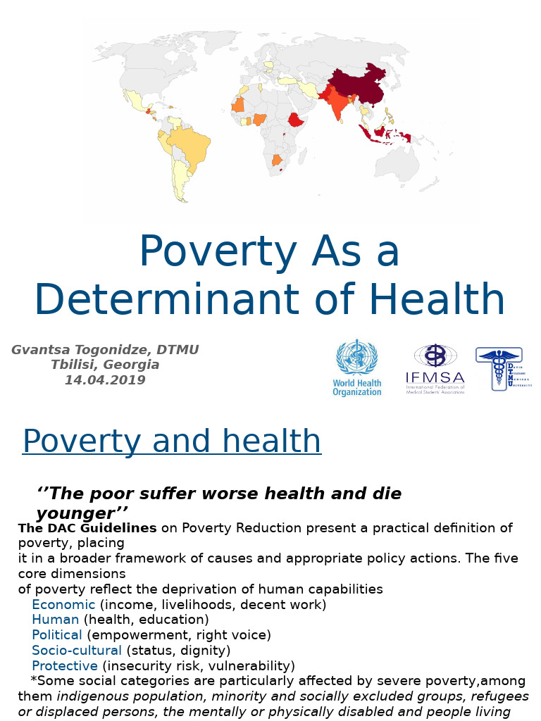 Poverty As A Determinant of Health | PDF | Malnutrition | Poverty