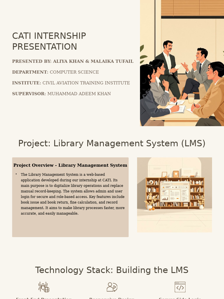Library Management System Internship Report | PDF | Databases | My Sql