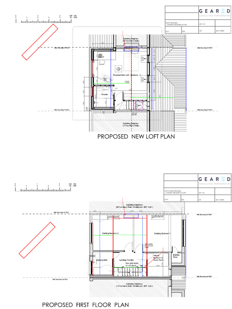 Roof and Structural Plans for Extension | PDF | Building Engineering