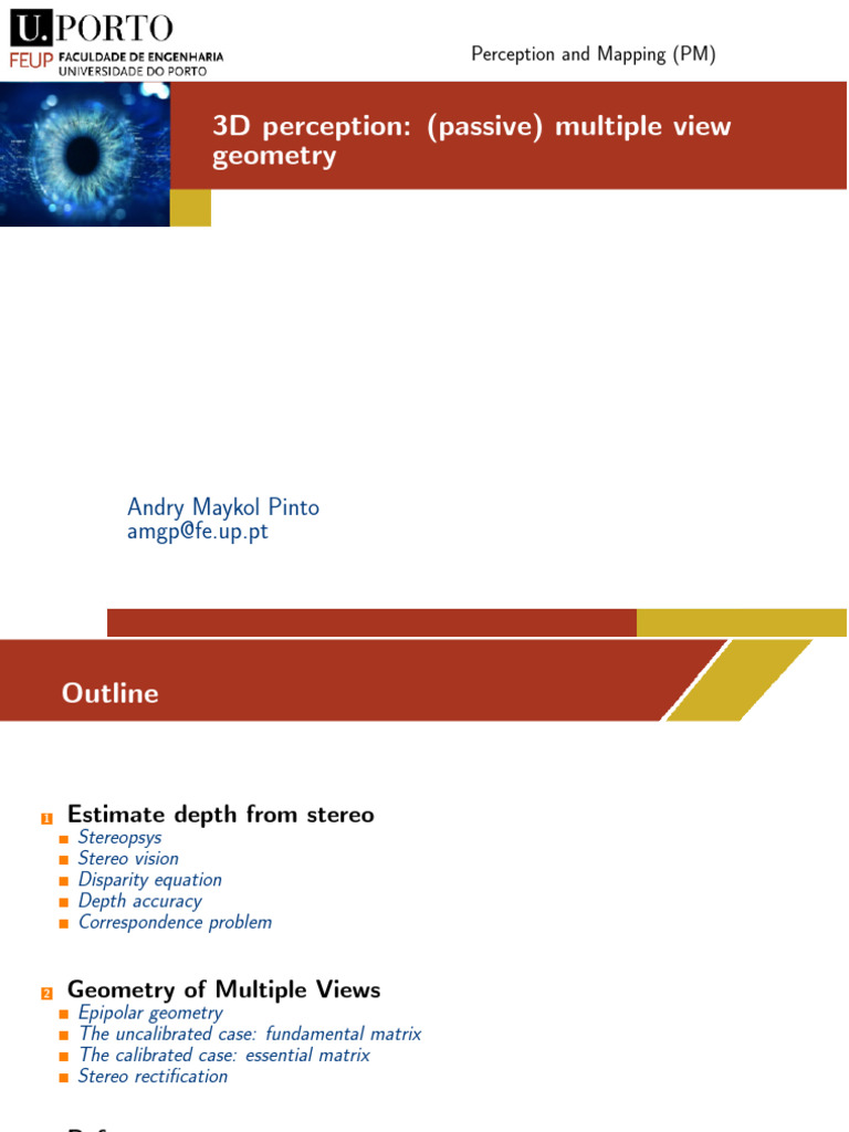 3D Depth Estimation via Stereo Vision | PDF | Stereoscopy | Computer Vision
