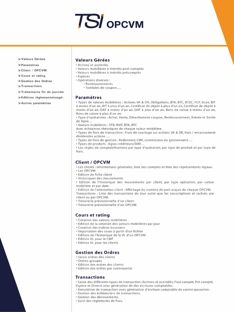 Tsi Opcvm | PDF
