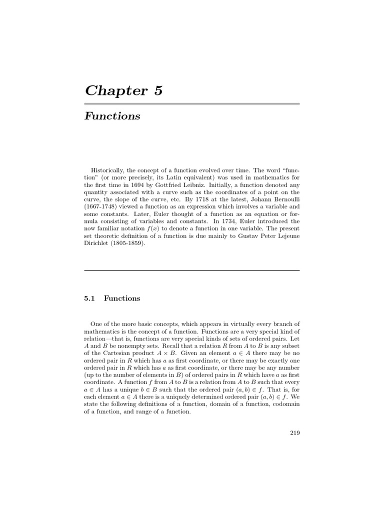 Understanding Mathematical Functions | PDF | Function (Mathematics ...
