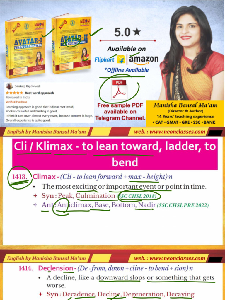 Learn Vocabulary With Root Words For SSC CGL, CHSL, CPO & Other | PDF