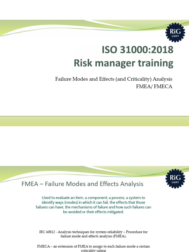 FMEA and FMECA: Analyzing Failure Risks | PDF