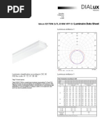 Idman 321TSW 2xTL-D18W HFP O /: Luminaire Data Sheet