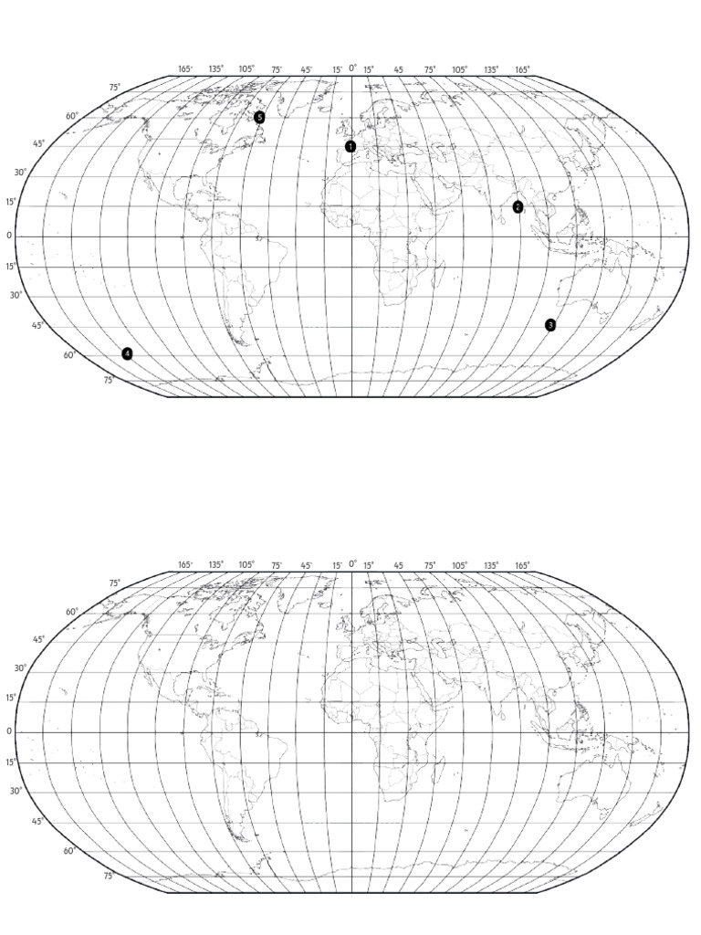 Co-Ordinates Map Q1 Handout | PDF