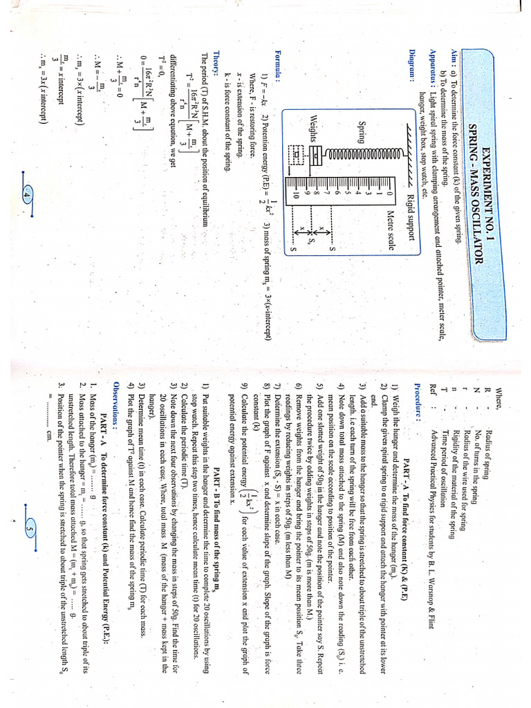 Class 12th DEMO Physics Practical | PDF