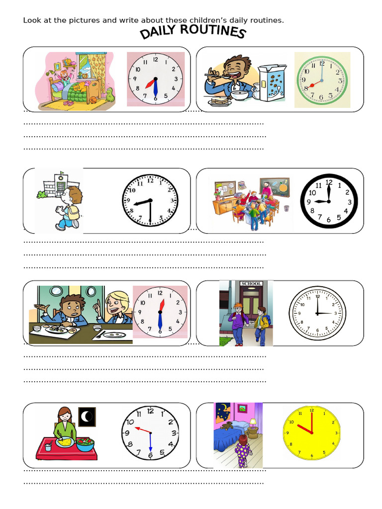 Daily Routines 66263 | PDF
