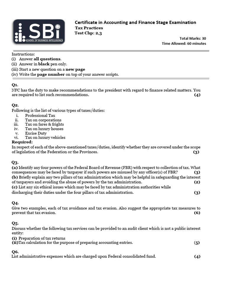 Test Chapter 2,3 | PDF