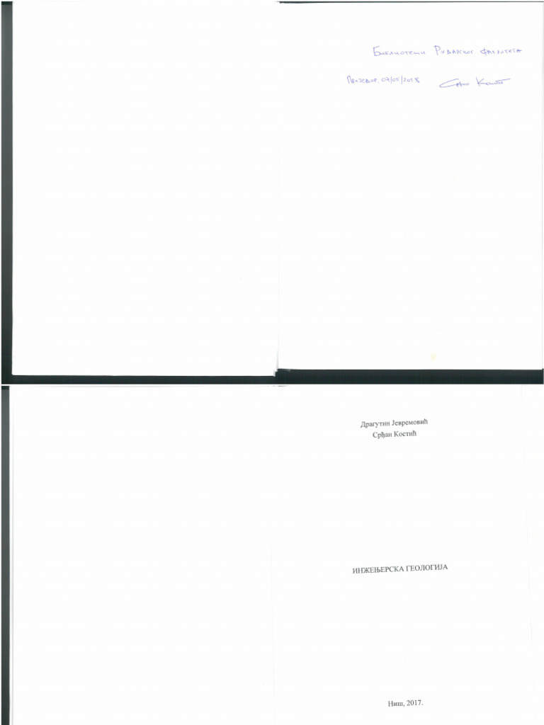 Inženjerska Geologija | PDF