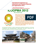 ICOOPMA2012 Announcement