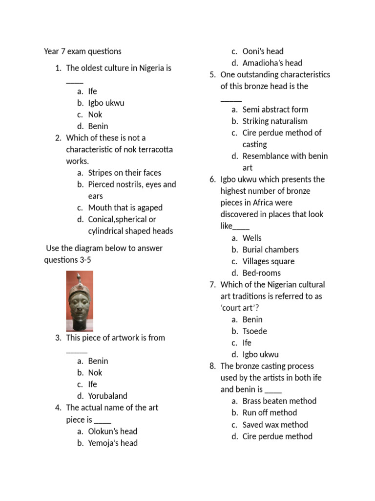 Exam Questions Second Term | PDF | Chess Openings | Chess Theory