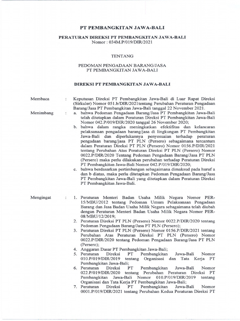 Panduan Pengadaan Barang dan Jasa | PDF