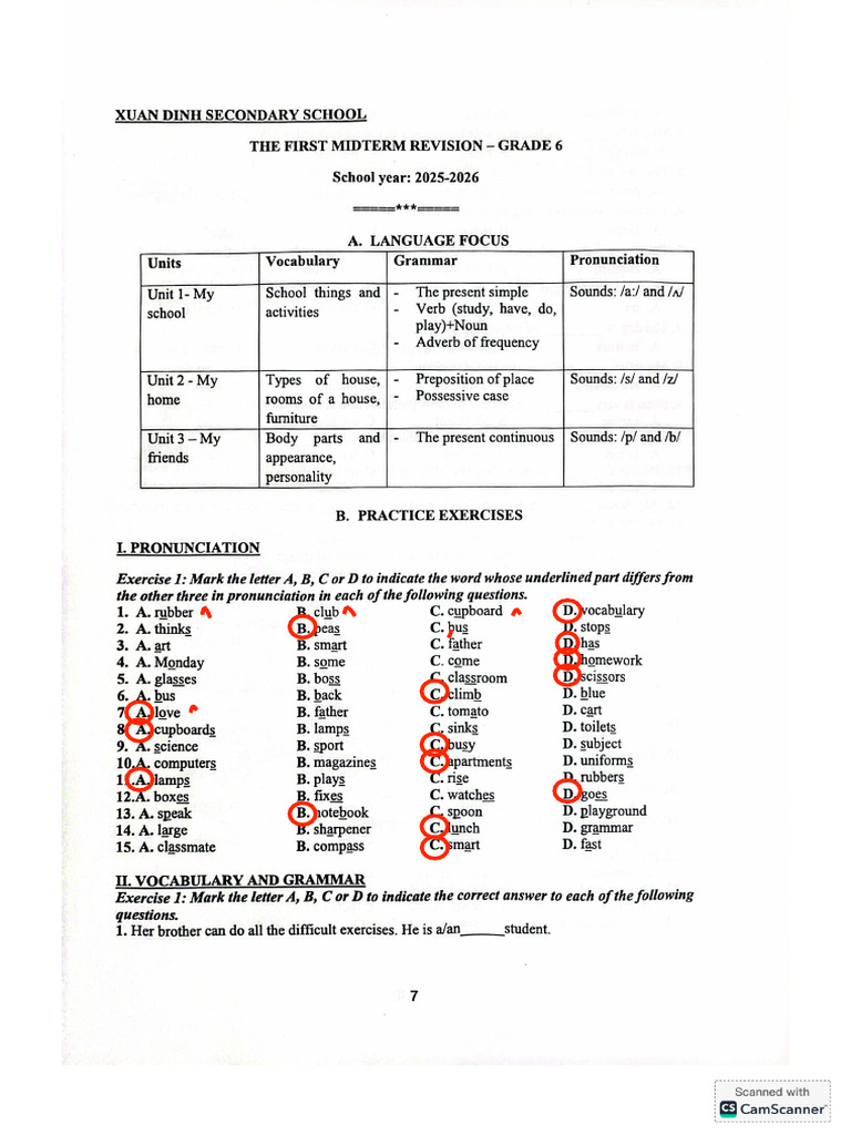 English Vocabulary and Sentence Structures | PDF | Home