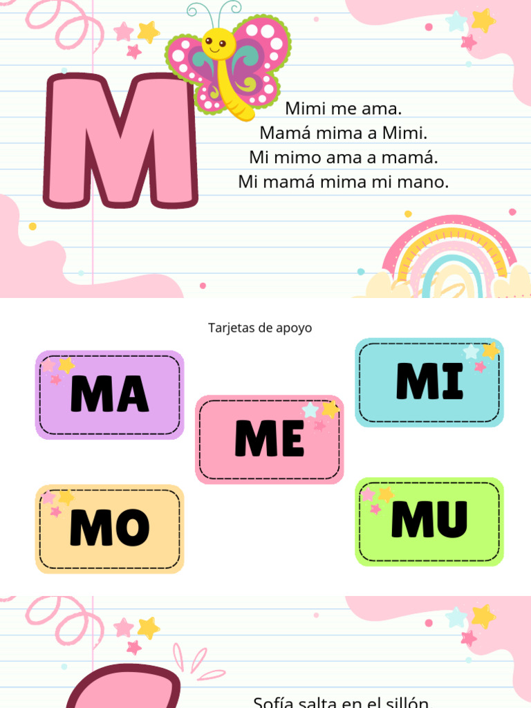 Oraciones para aprender a leer niños | PDF