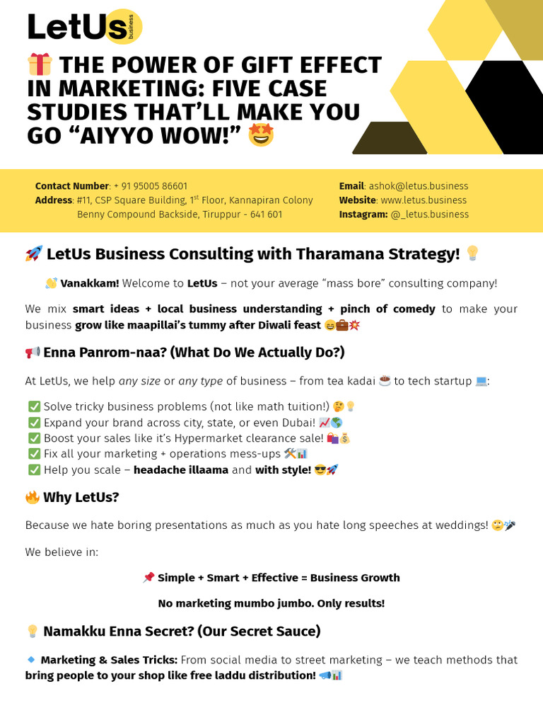 Gift Effect in Marketing: 5 Case Studies | PDF | Brand | Marketing
