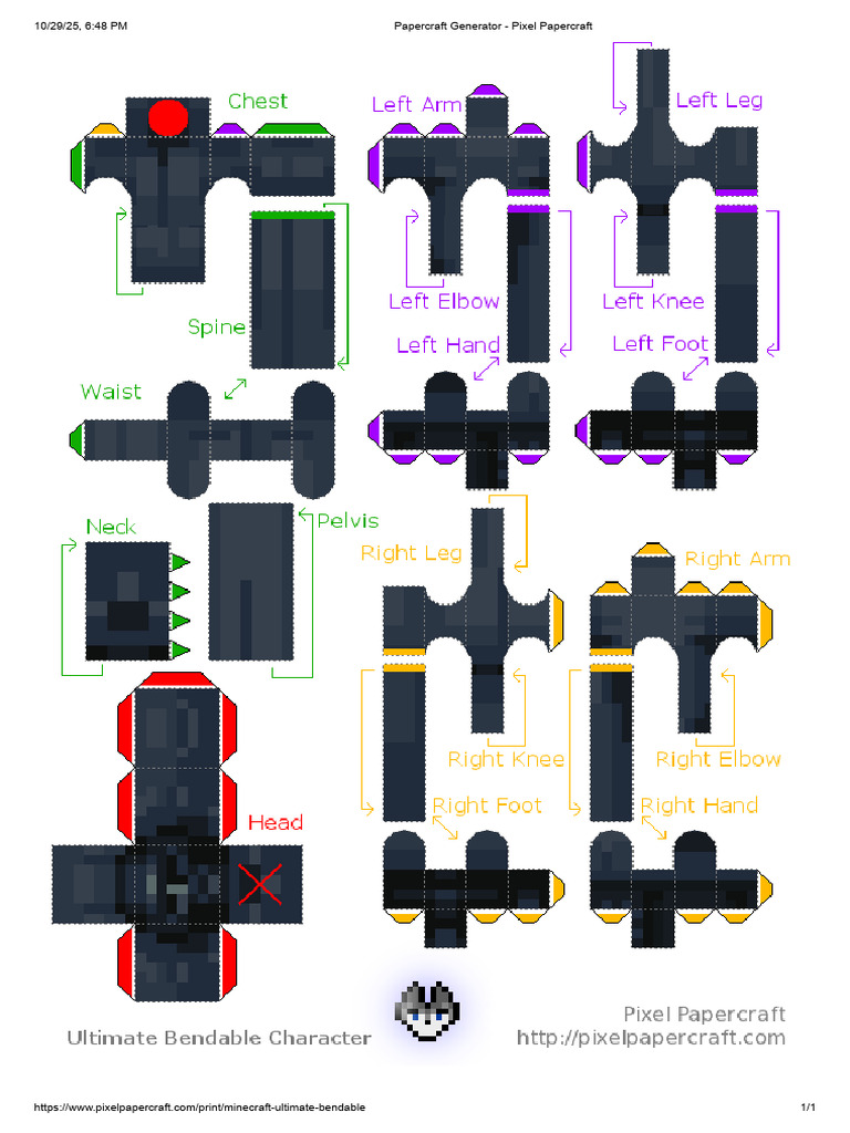 Ultimate Minecraft Papercraft Generator | PDF