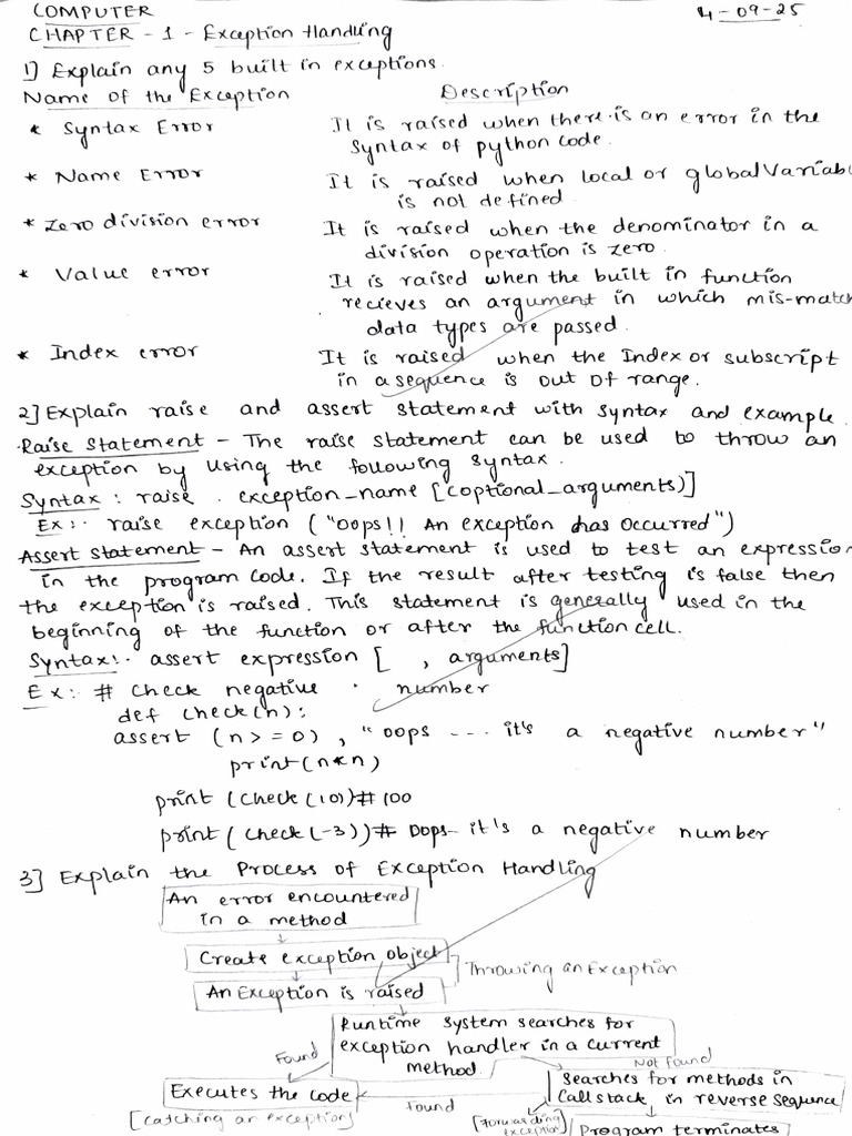 Python Exception Handling Basics | PDF | Programming Paradigms ...