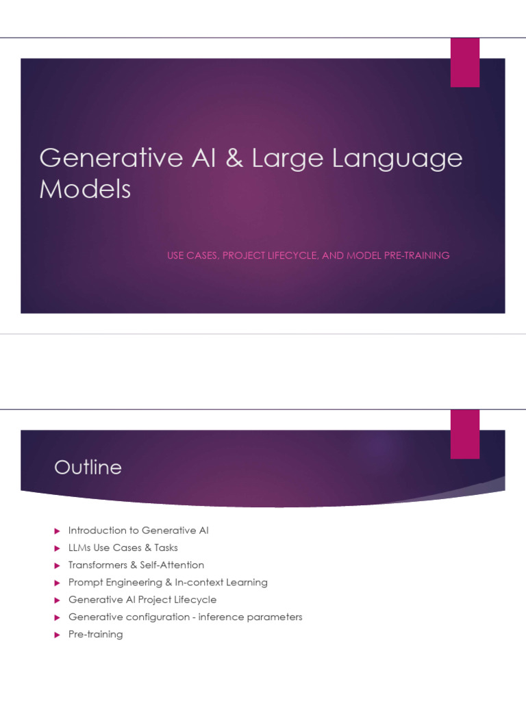 Gen AI With LLM-Part 1 | PDF