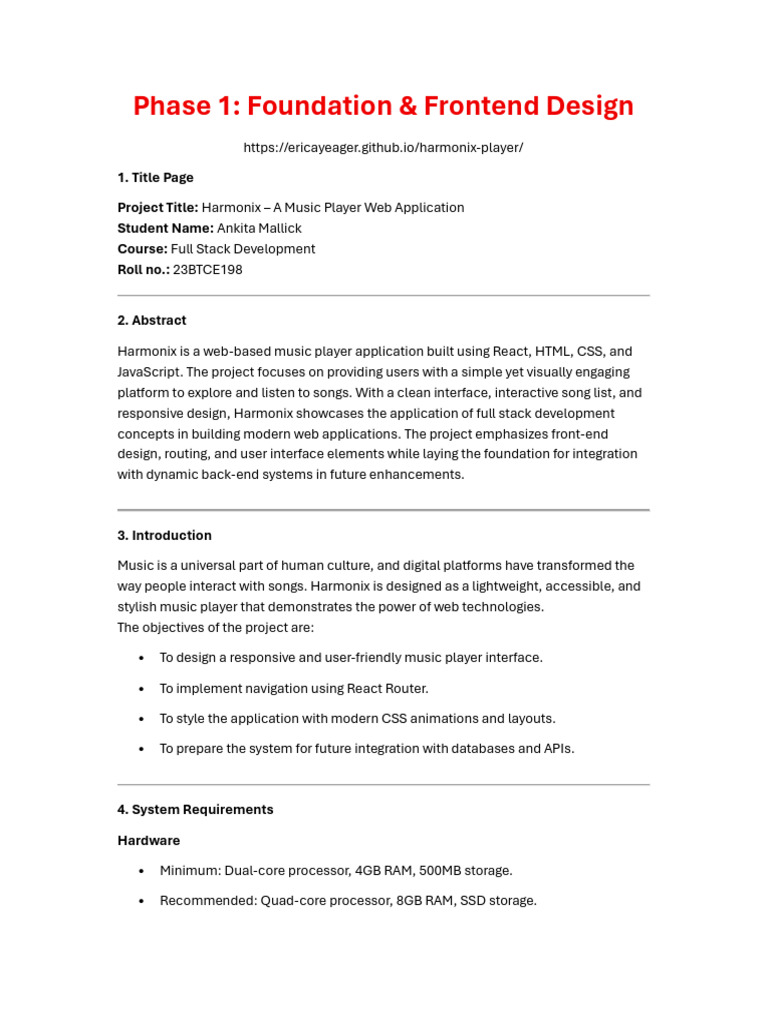 Ankita Phase1 Project Report | PDF | Software | Software Engineering
