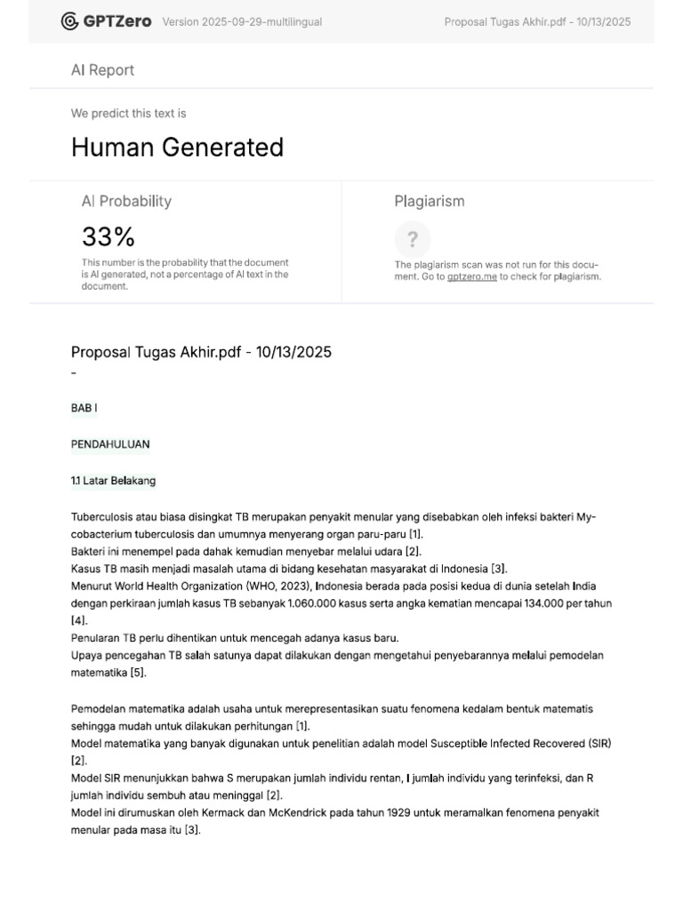 AI Detector TA | PDF