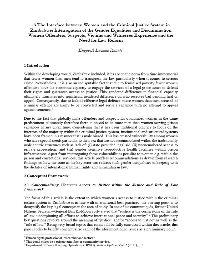 Elizabeth Lwanda-Rutsate | PDF | Human Rights | Intersectionality