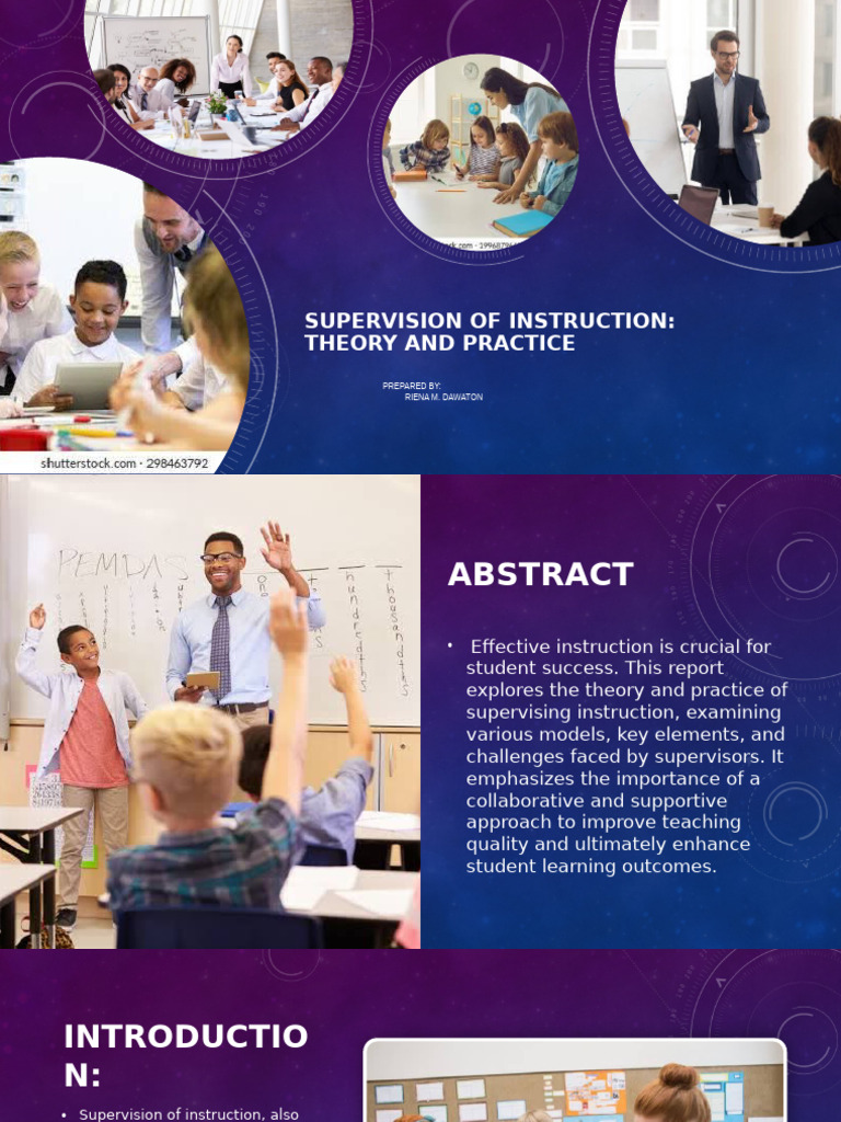 Instructional Supervision Strategies | PDF | Teachers | Cognition