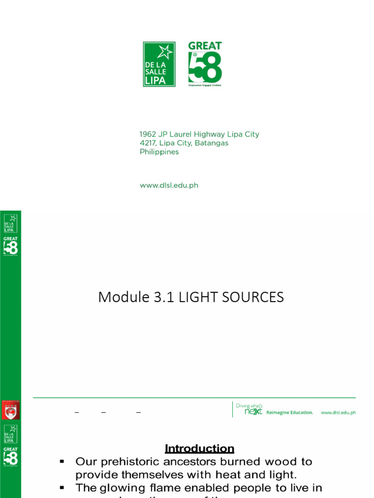 Light Sources in Electrical Engineering | PDF
