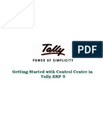 Getting Started With Control Centre - SQL To Tally - Access To Tally - Excel To Tally