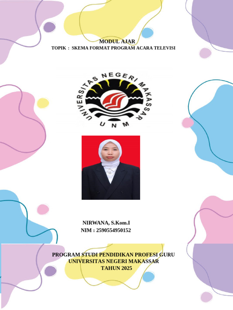 Skema Format Program Acara TV | PDF