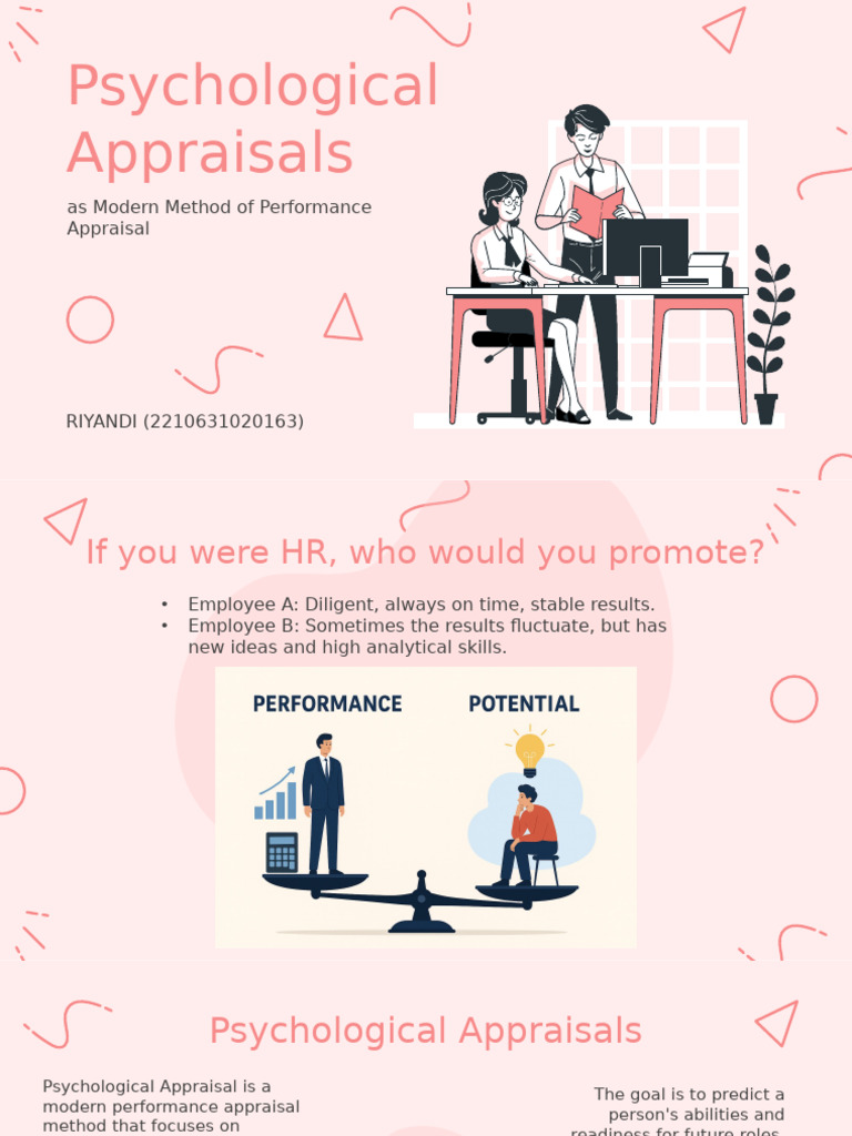 Modern Psychological Performance Appraisal | PDF | Psychology ...
