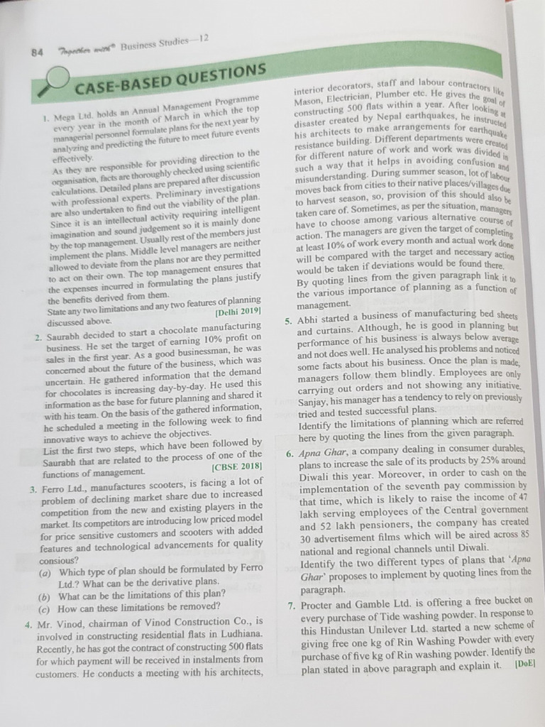 Case Based Question Planning | PDF