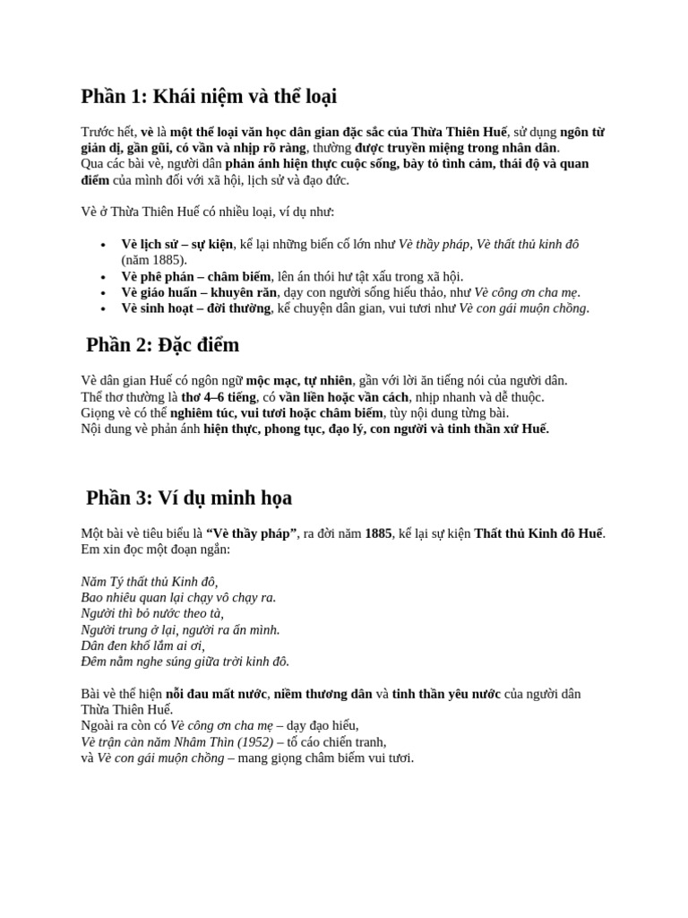 Thuyet Trinh | PDF