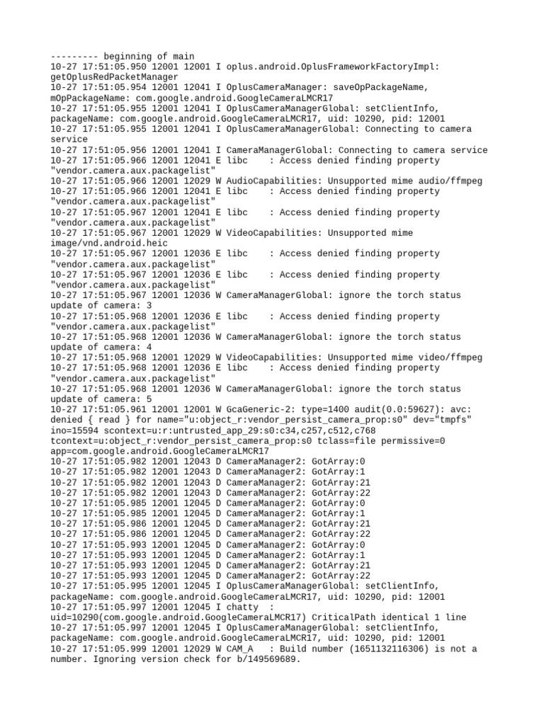 Log Cat 1761576665831 | PDF | Computing | Computer Engineering