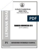 Download Soal UN SMP Bahasa Indonesia C1 Tahun 2010 by Mulyo Wong Cirebon SN94016752 doc pdf