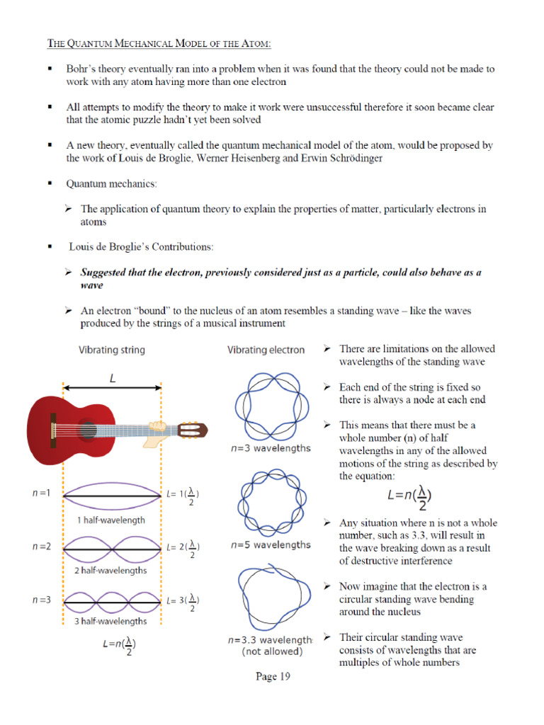 Atomic Theory the Periodic Table Notes Page 19-22-26dlu42 | PDF