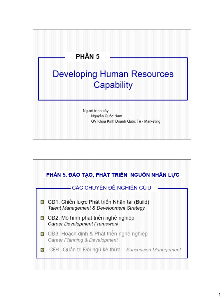Career Management Development - Handout | PDF