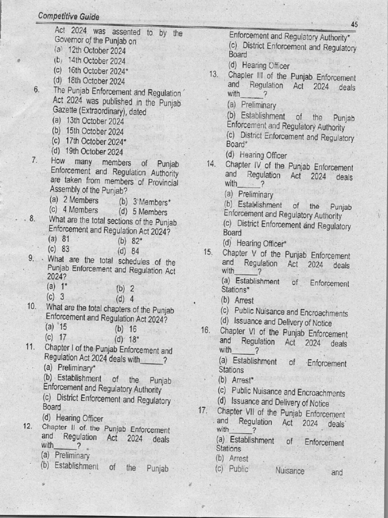 PERA Rules Book Pages 2 | PDF
