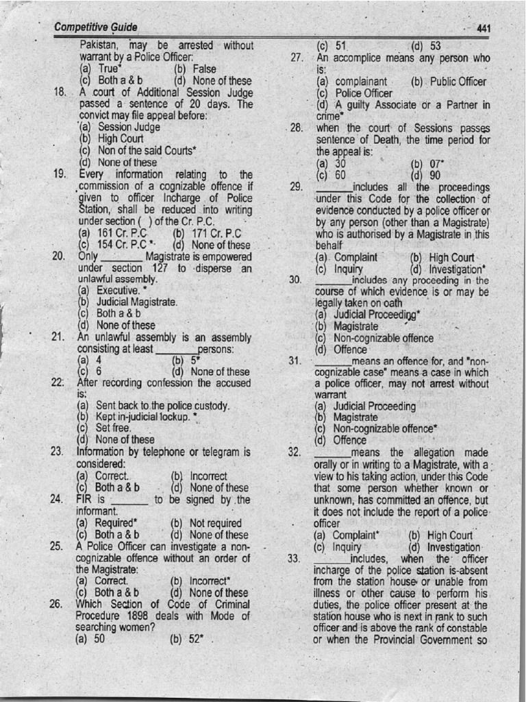 PERA Rules Book Pages 11 | PDF