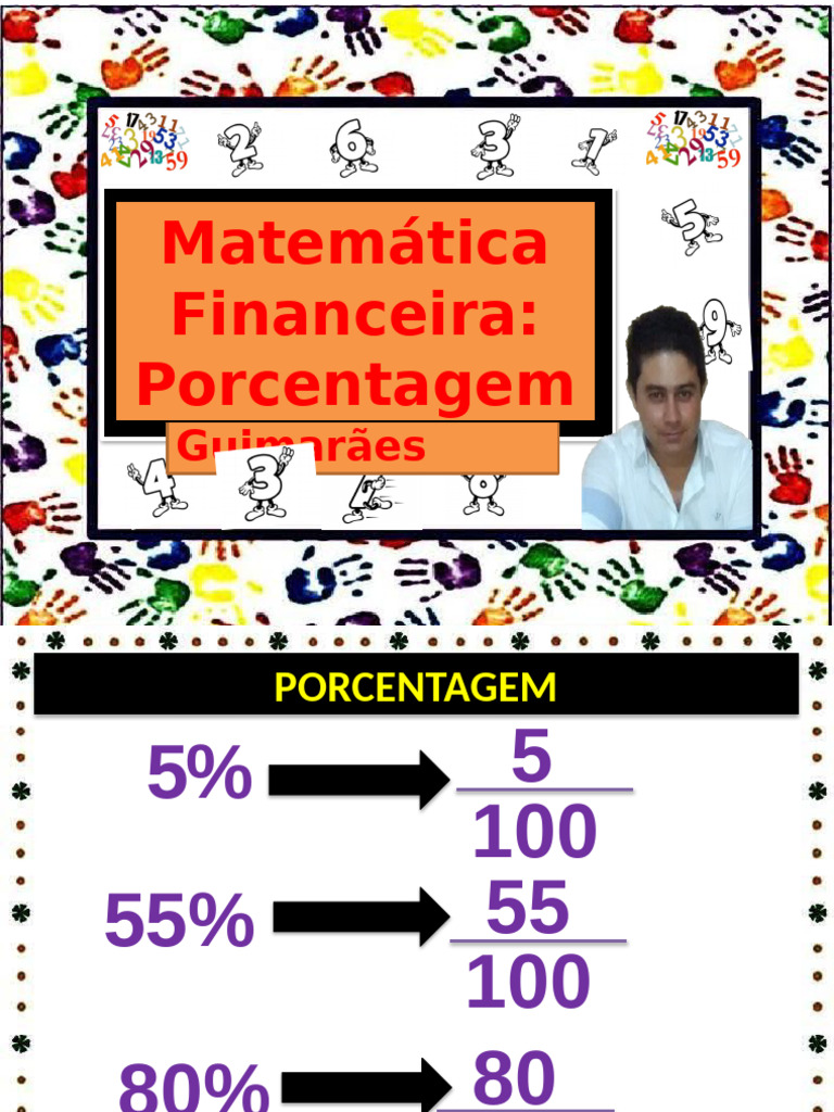 Cálculo de Porcentagem em Matemática | PDF | Percentagem | Matemática