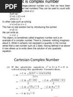 GEC 210 Complex Number