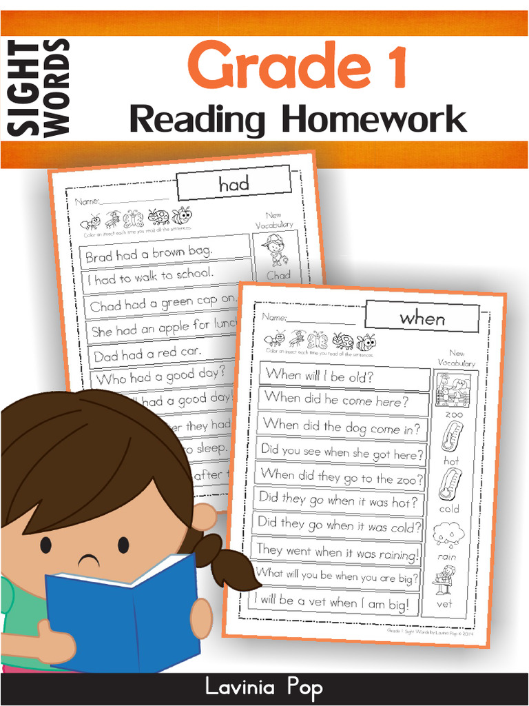 Grade 1 Sight Words Reading List | PDF | Vocabulary