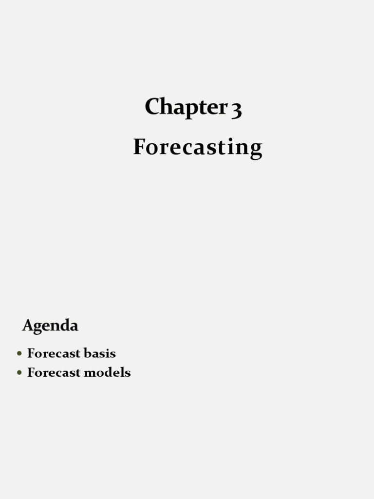 Forecasting Techniques and Accuracy | PDF | Forecasting | Errors And ...