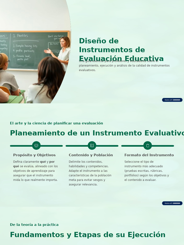 Diseno de Instrumentos de Evaluacion Educativa | PDF | Validez ...