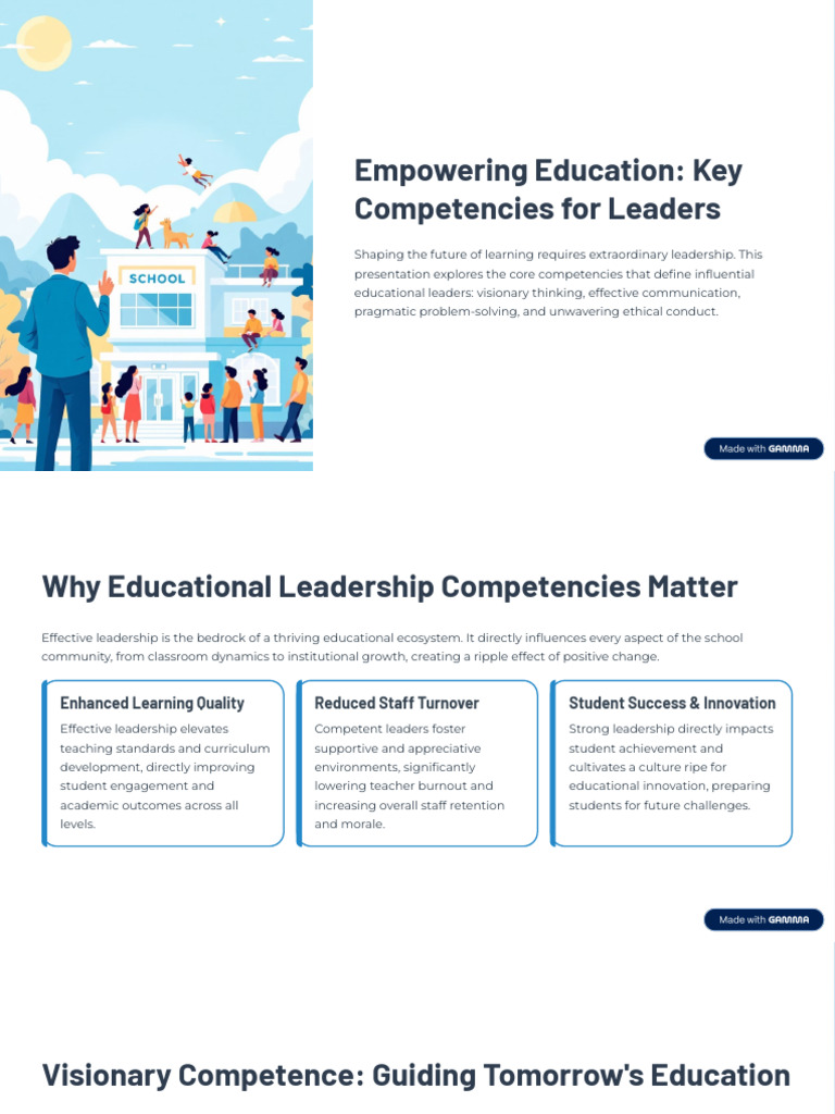 Three Cs of Educational Leadership | PDF | Leadership | Cognition