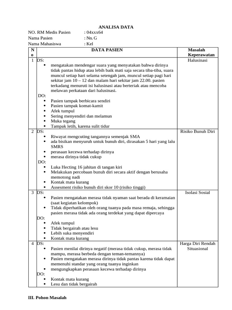 Bab3 Analisa Data | PDF