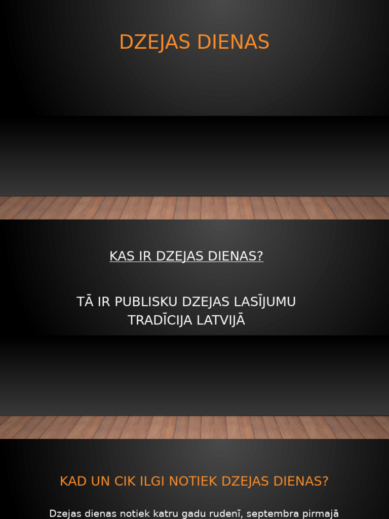 Dzejas Dienas | PDF