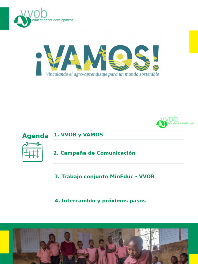 Presentación VVOB-VAMOS - TALLER OVP | PDF | Enseñando | Agricultura